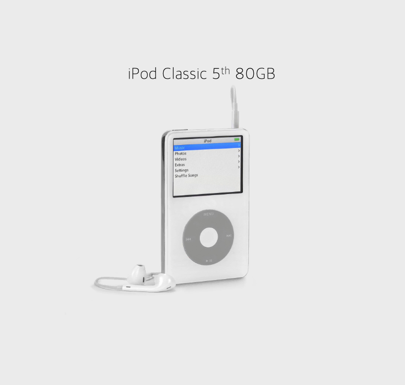 iPod Classic 5세대 80GB (우유팟)